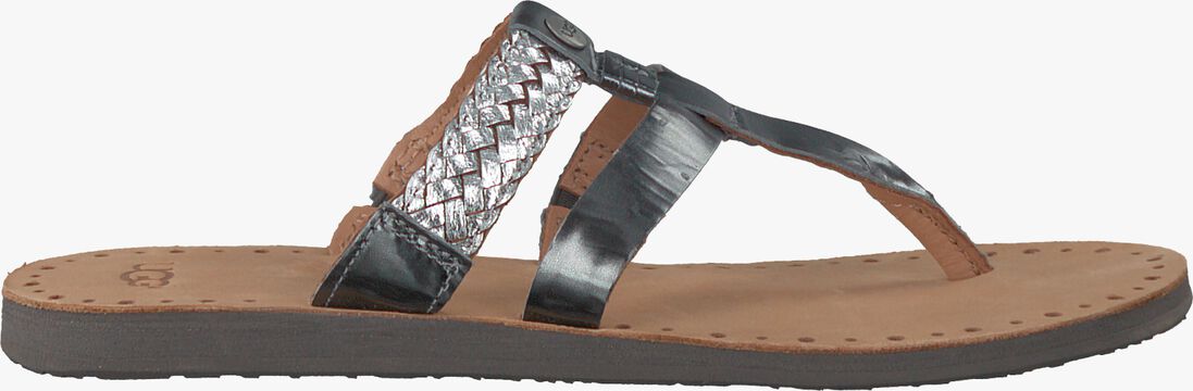 UGG zilveren ugg teenslippers audra