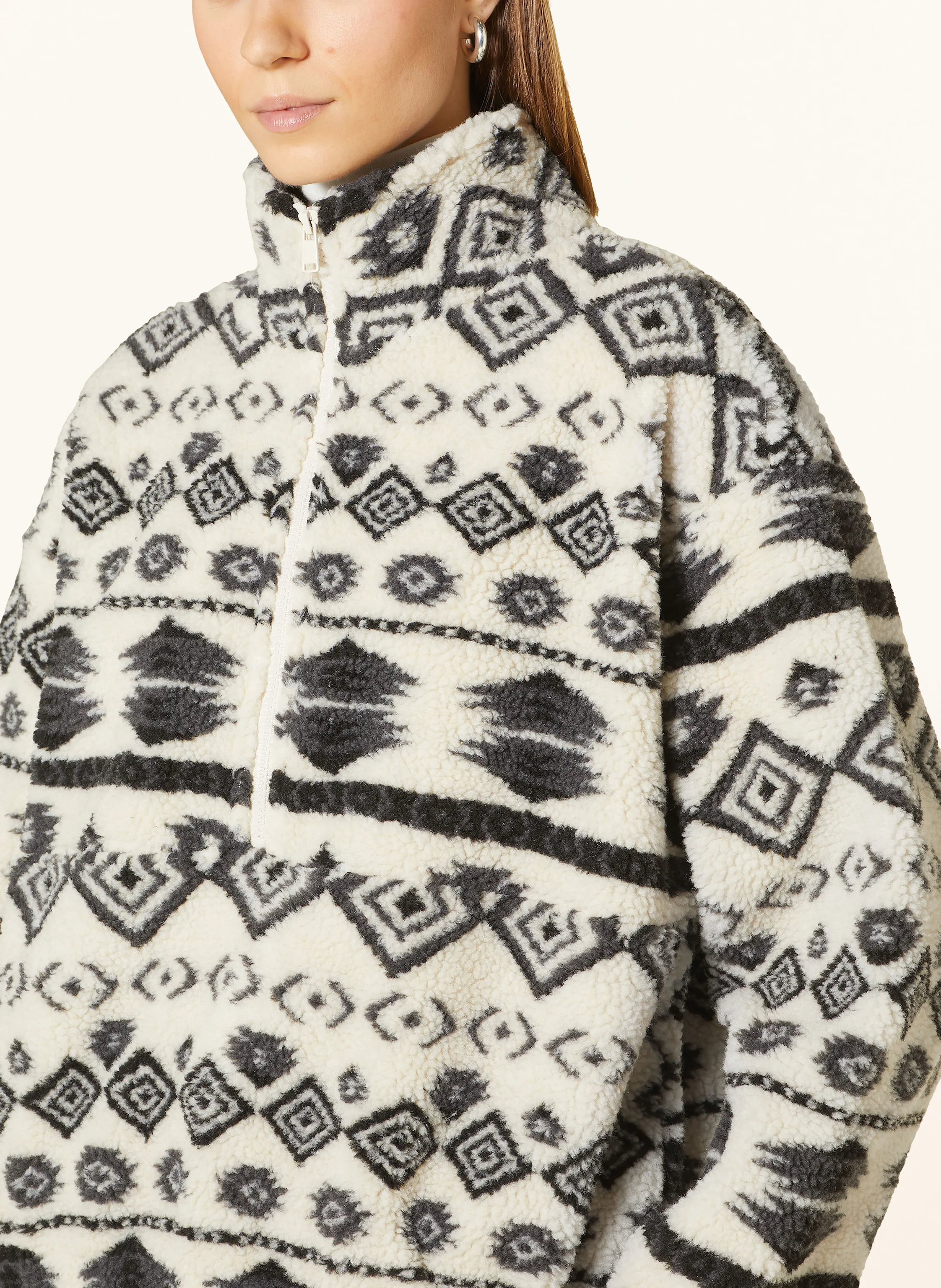 ONLY Schlupfjacke aus Teddyfell