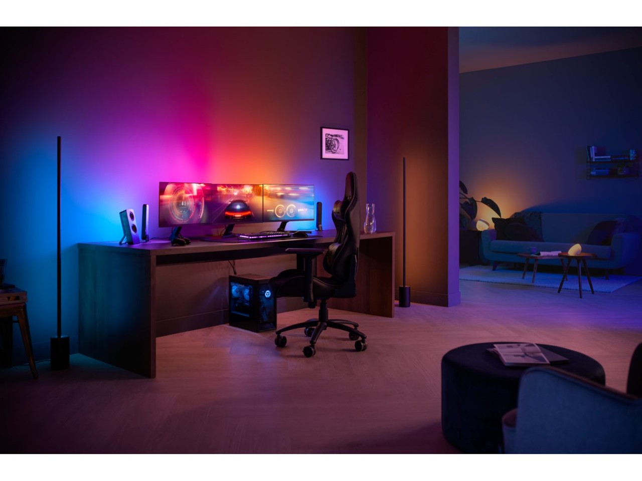 Philips Hue - Gaming Gradient PC strip 3x 24 27 inch EU SK - Bridge
