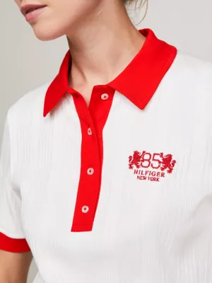 Coleção 1985 TH Crest Camisa Polo Regular