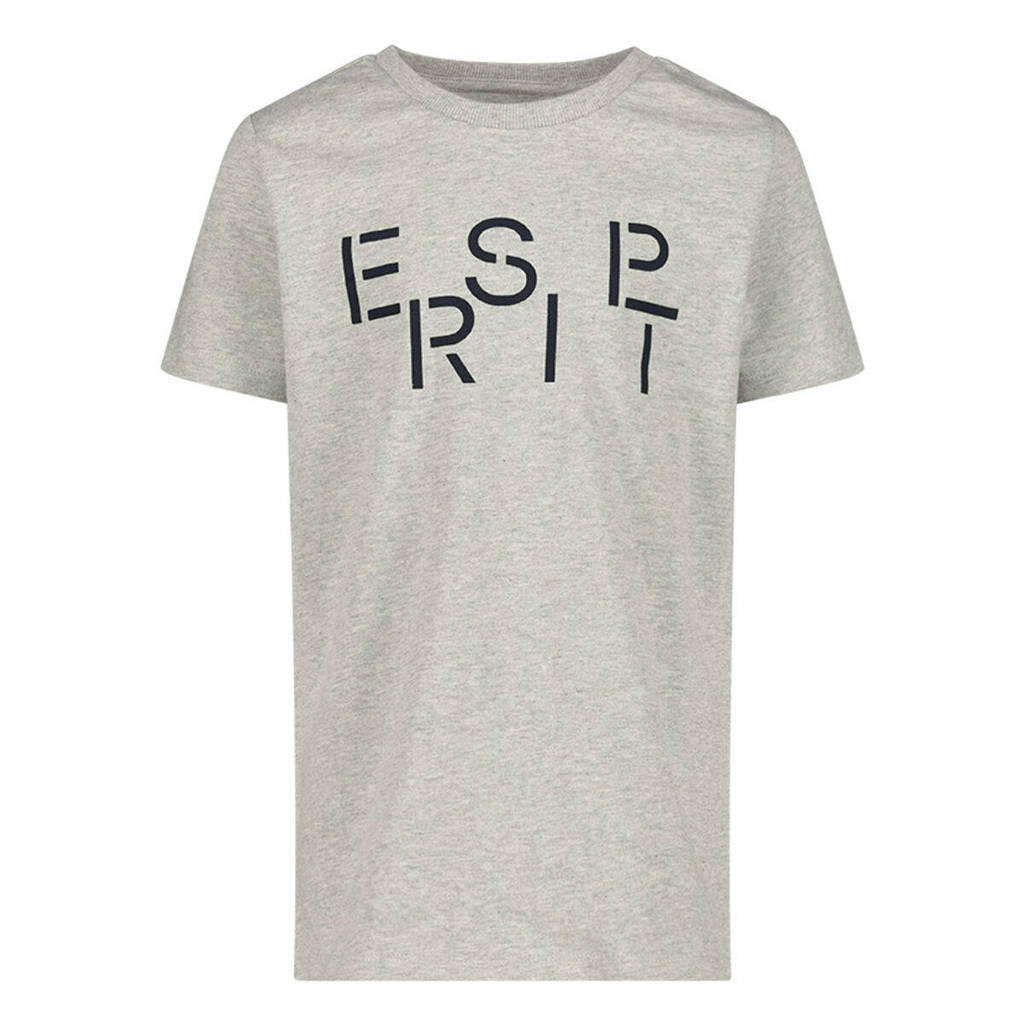 ESPRIT sweater + T-shirt hardblauw/grijs melange