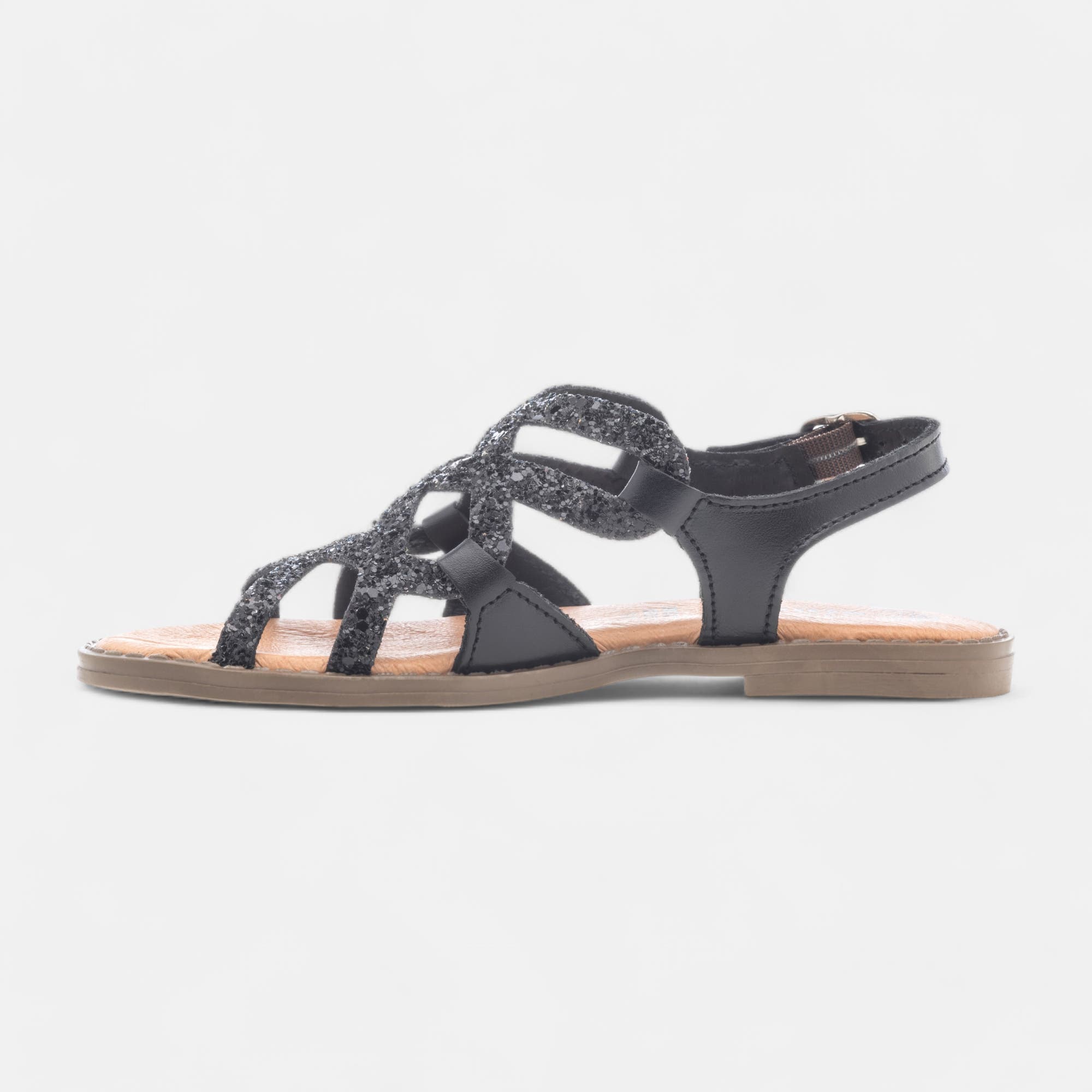 Nu-pieds Fille noir