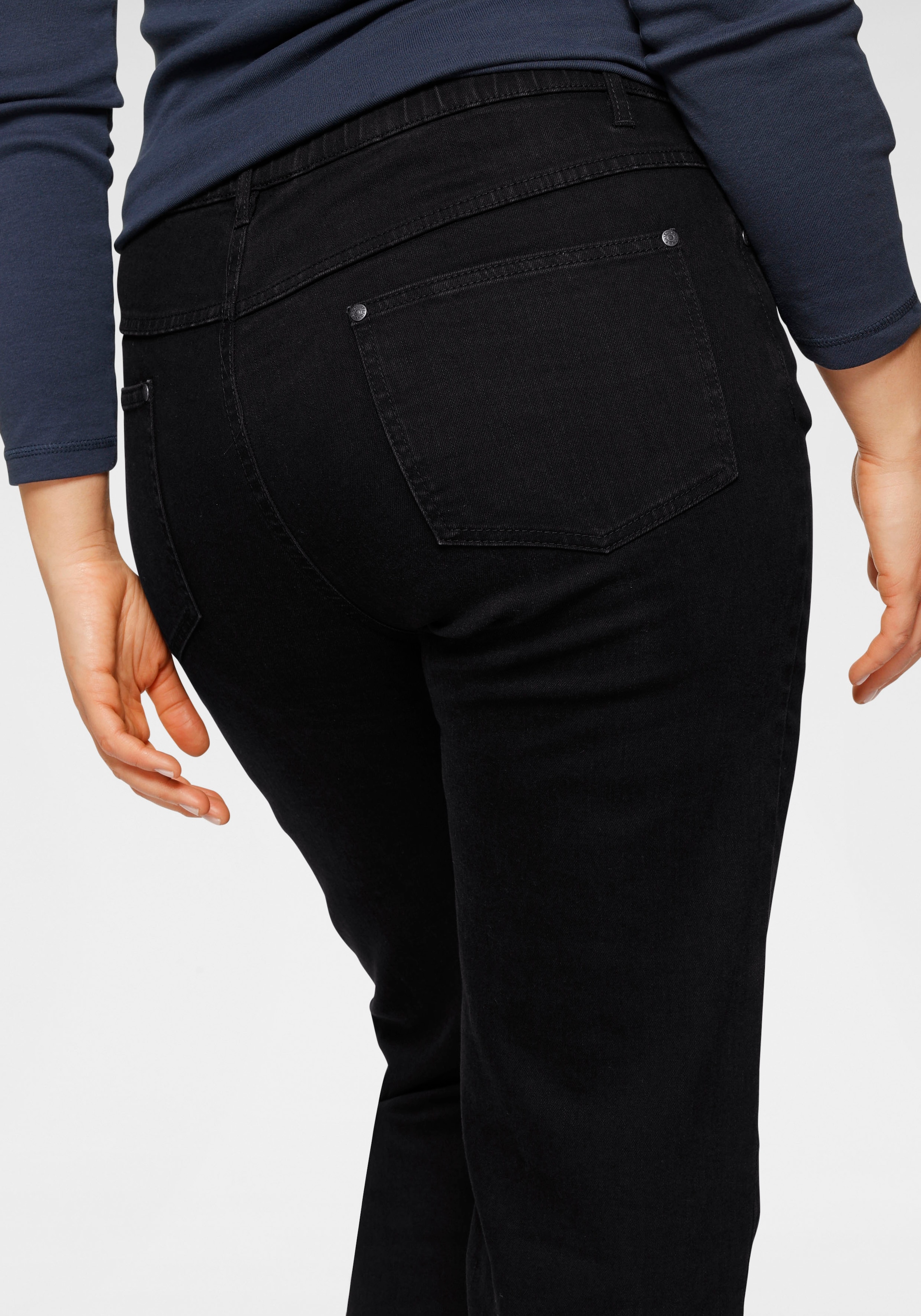 Arizona Straight-Jeans »Curve-Collection«, bequeme Passform,  gerade Beinform,  hohe Leibhöhe