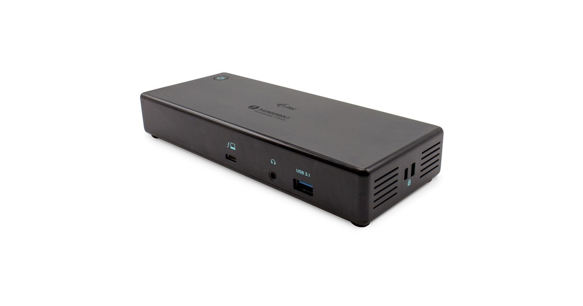 i-tecThunderbolt3/USB-C Dual DisplayPort 4K Dockingstation  (Zwart)