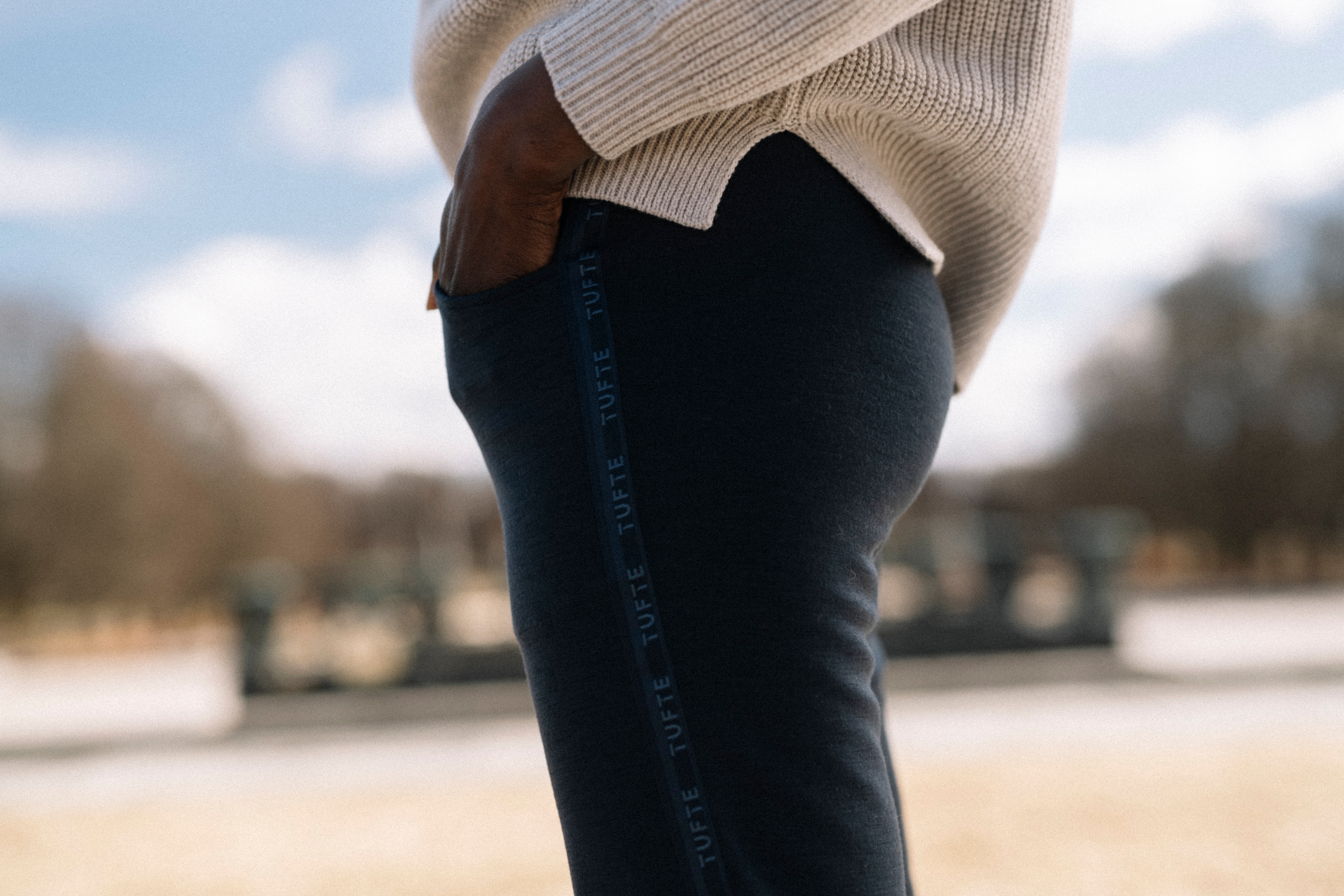 Tufte Bambull Pants, Dame<br>Tynn joggebukse i deilig merinoull!