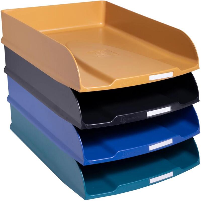 Set de 4 Corbeilles à courrier Combo Styli Neo Deco - Couleurs assorties
