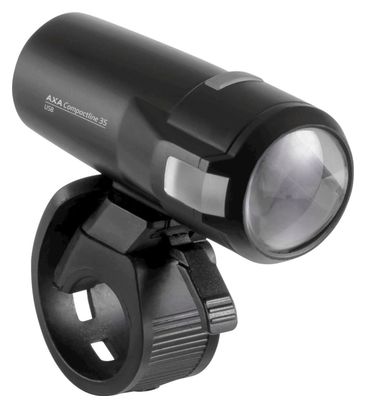 AXA phare Compactline usb 35 lux noir