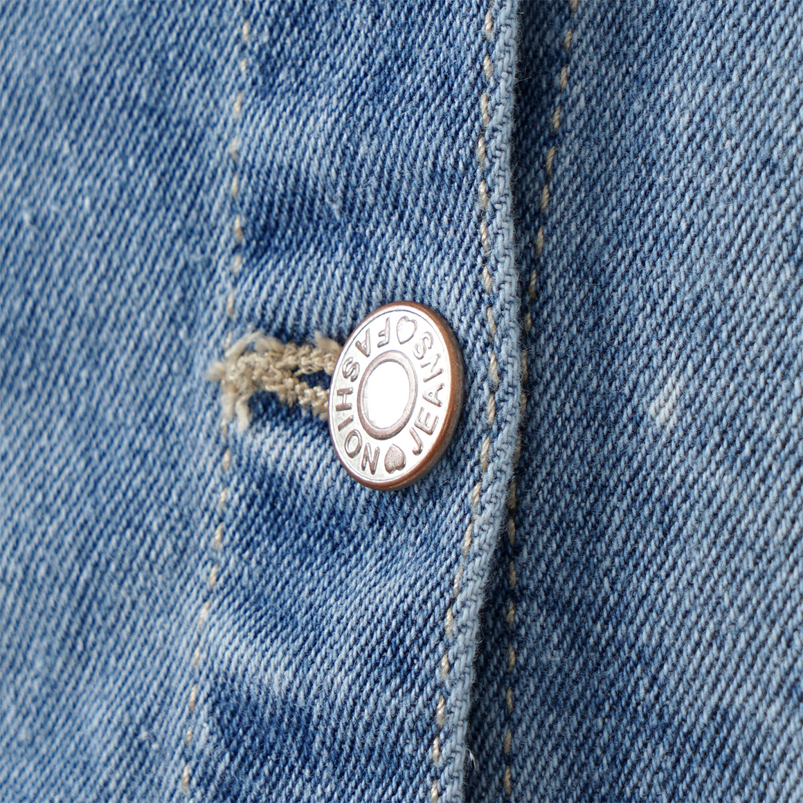 Topolino Mädchen Jeansjacke mit Stickerei blau
