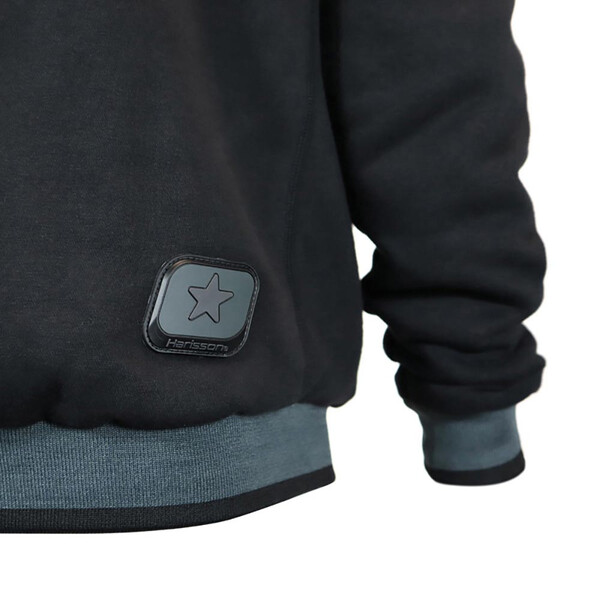 Harisson - Sweat zippé à capuche femme Stingray Lady Noir / Gris