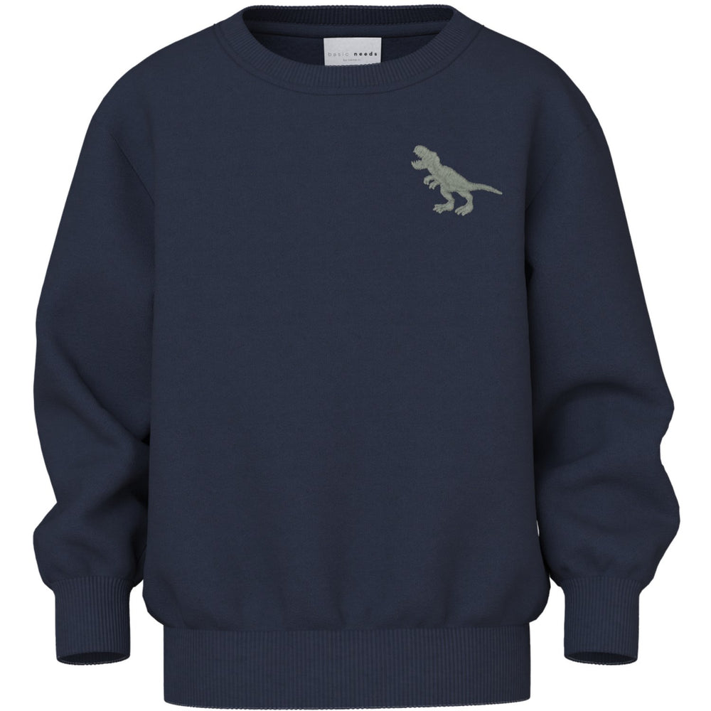 Køb Name It Navy Blazer Dino Nmmvallen Ls Nreg Sweat Bru