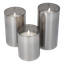 Kubbelys med flamme som flakker LED 3 deler 10/12,5/15 cm