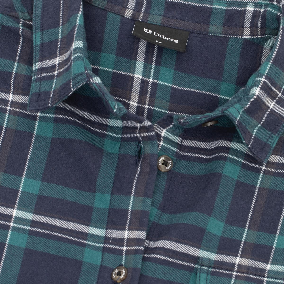 Urberg Flannel Ls W Strap Shirt Wmn Blue Nights