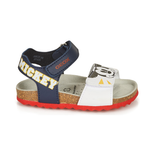 Geox - SANDAL CHALKI BOY - Marine / Blanc