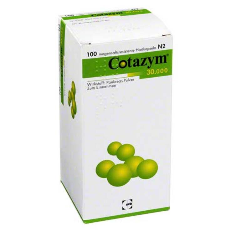Cotazym 30.000 Pellets magensaftresistente Kapseln, 100 St
