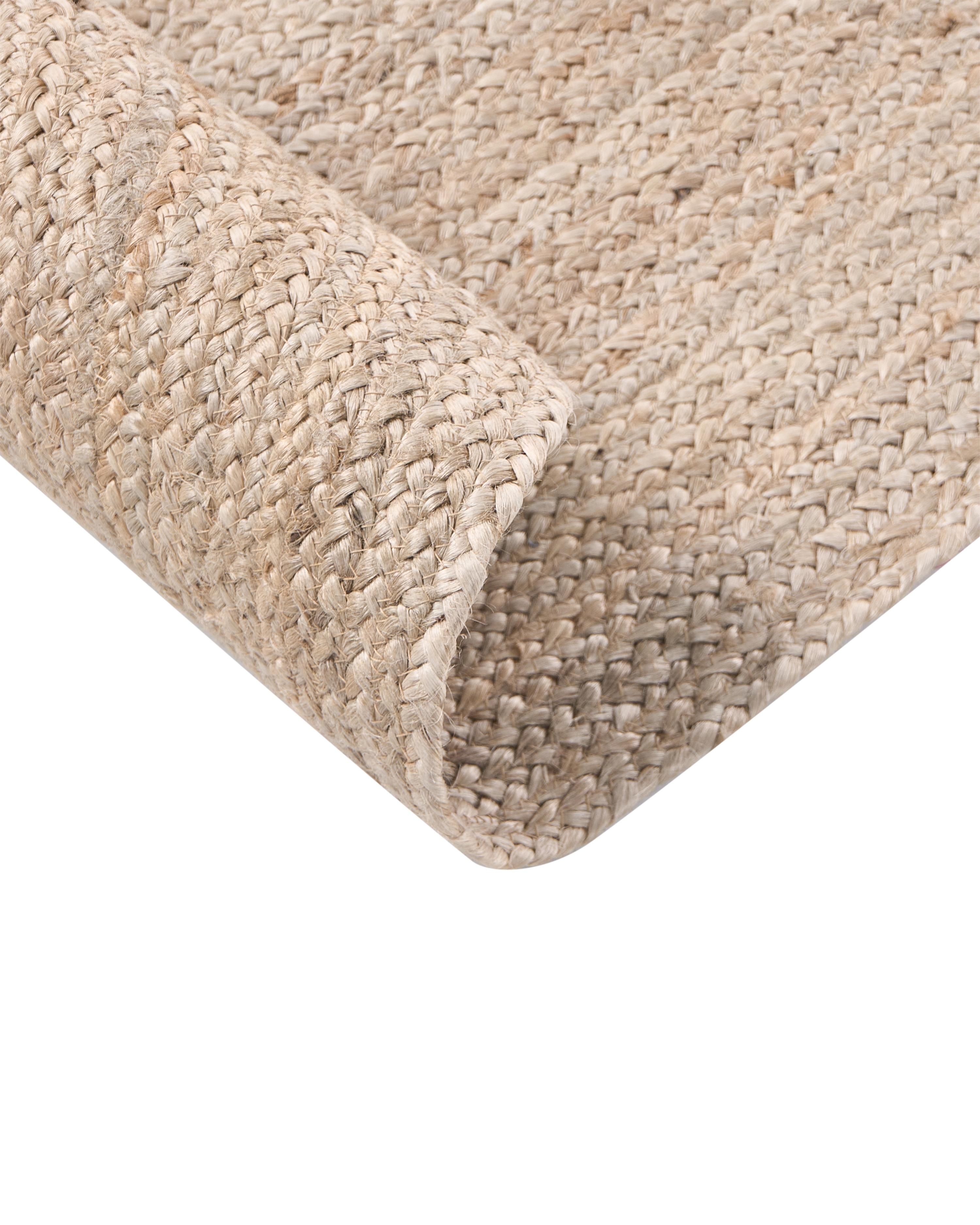 Vloerkleed DEMIRCI Beige 80 x 300 cm Jute