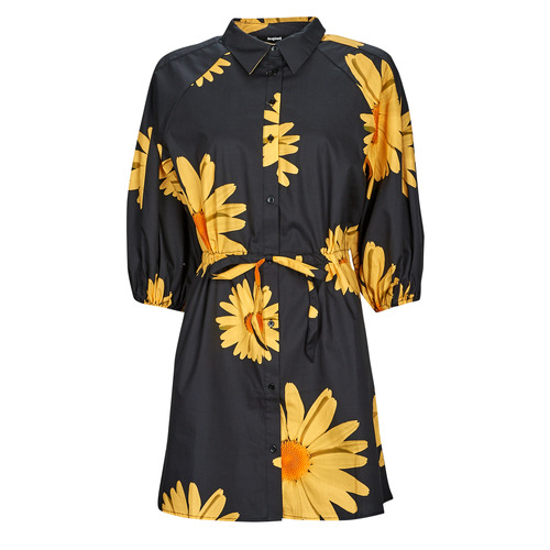 Desigual - VEST_MARGA - Noir / Jaune