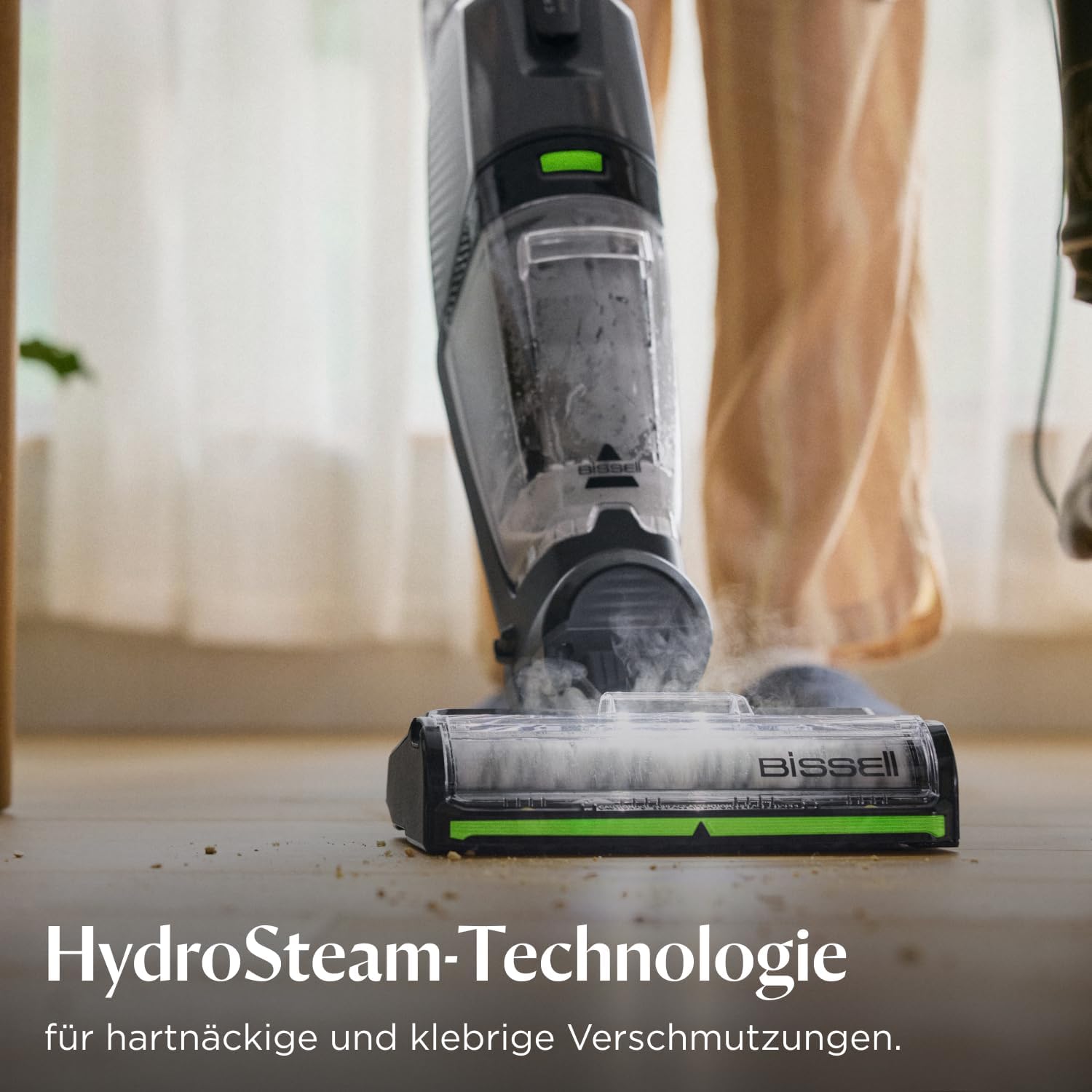 Bissell CrossWave HydroSteam PET, Nass Trockensauger mit Kabel, Saugt, Wischt & Trocknet, Nasssauger mit Dampf Modus, Hoher Leistung Dampfreiniger, Ideal für Haustiere, Mehrflächenreinigung, 3517N