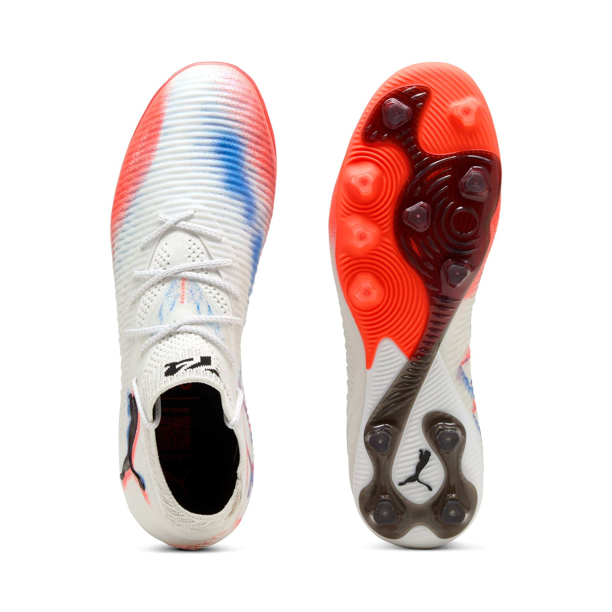 Future 8 Ultimate AG Unisex PUMA White/PUMA Black/Glowing Red