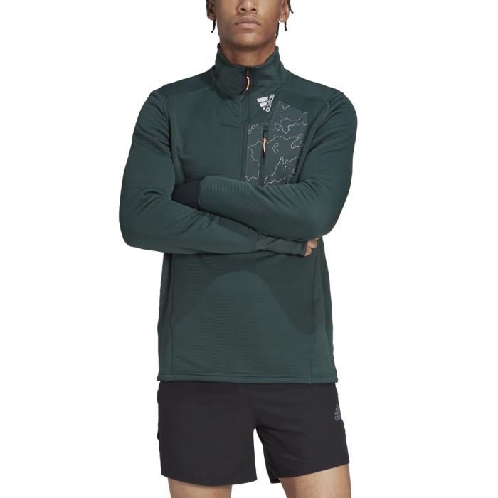 adidas Herre Trøjer X-City 1/4 Zip Grøn