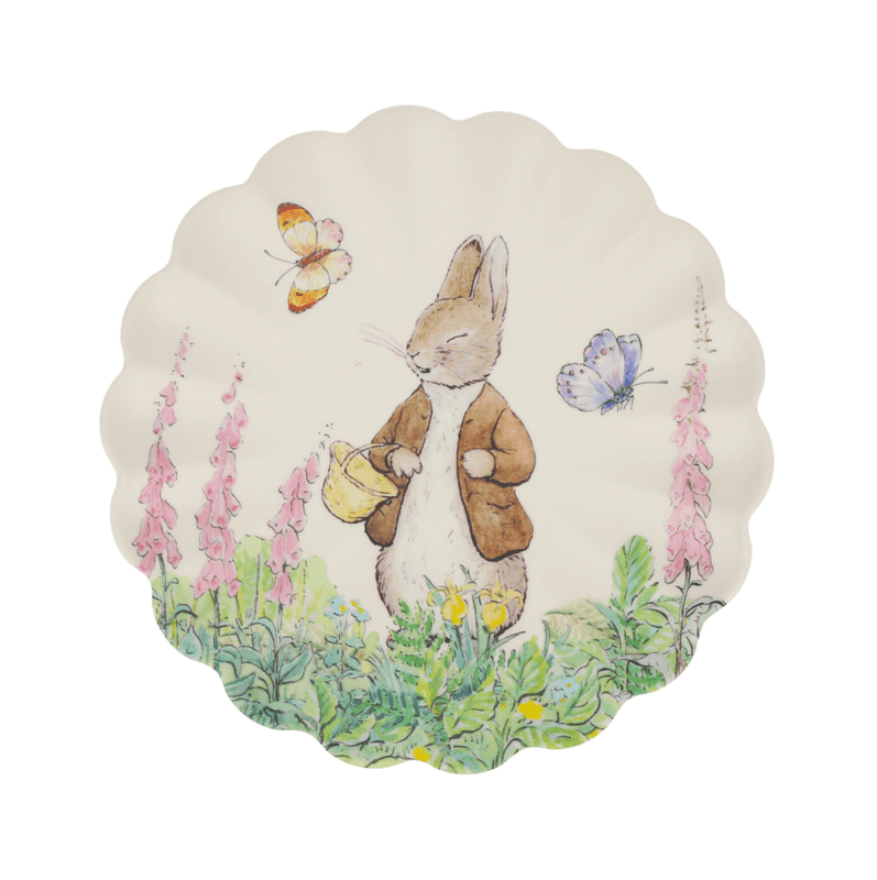 Meri Meri Tallerken i melamin 6 stk. - Petter Rabbit