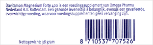 Davitamon Magnesium 400mg Tabletten 30TB