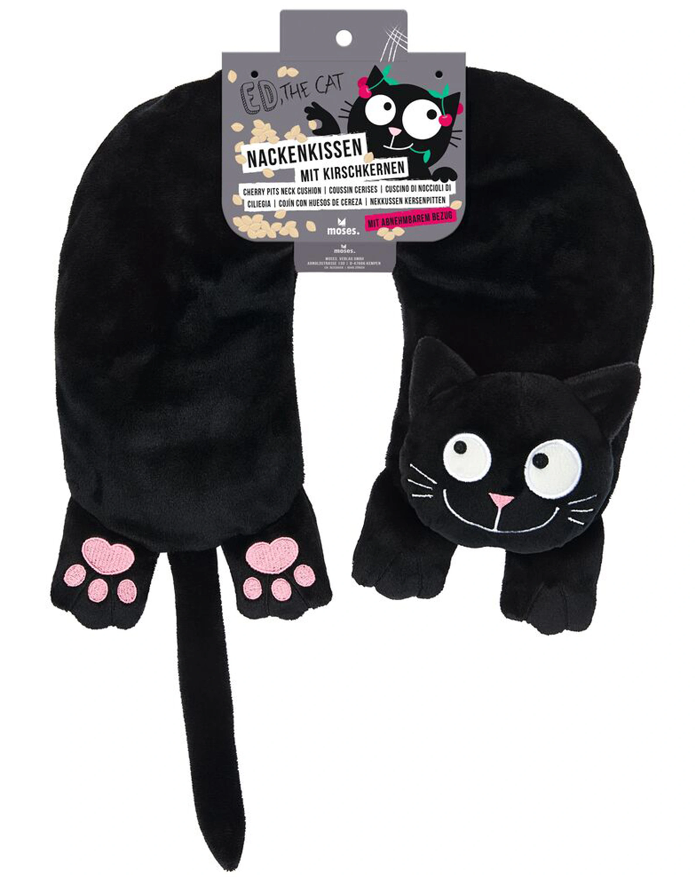 Nacken-Wärmekissen ED, THE CAT mit Kirschkernen