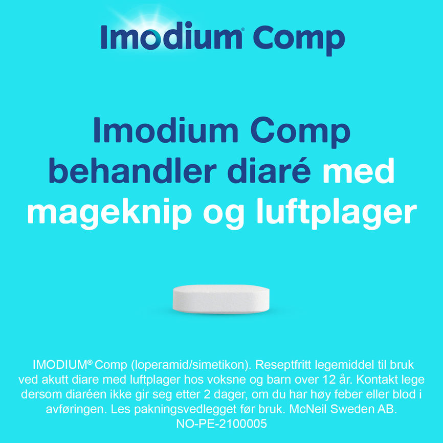 Imodium Comp tabletter 2/125mg