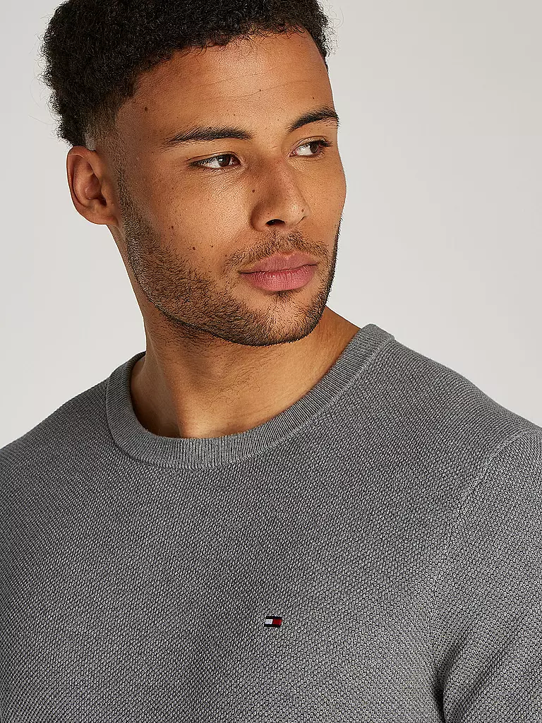TOMMY HILFIGER Pullover hellgrau