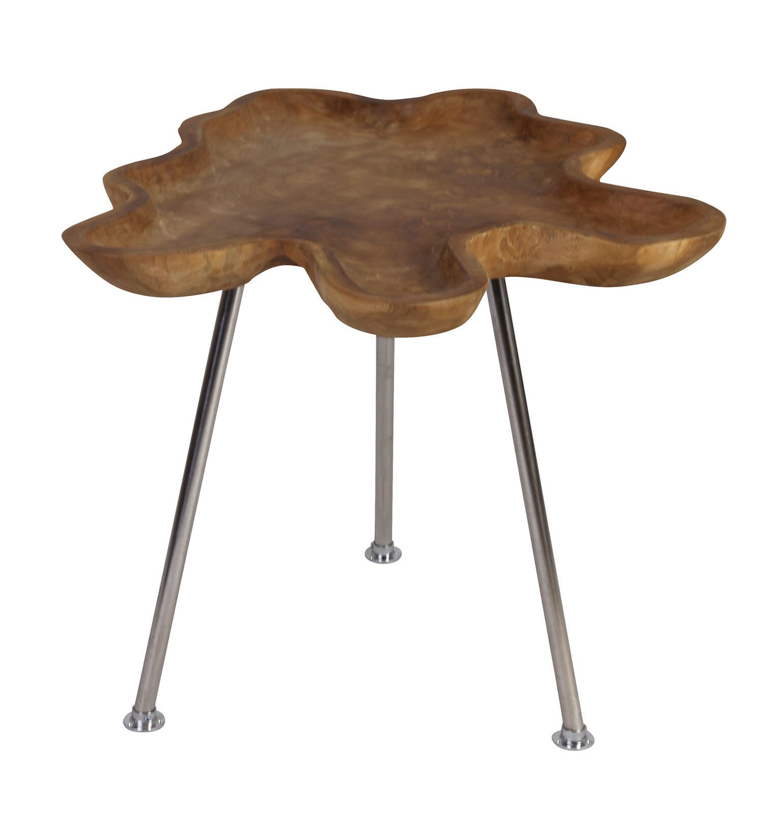 Beistelltisch 40 x 50 x 45 cm Holz braun