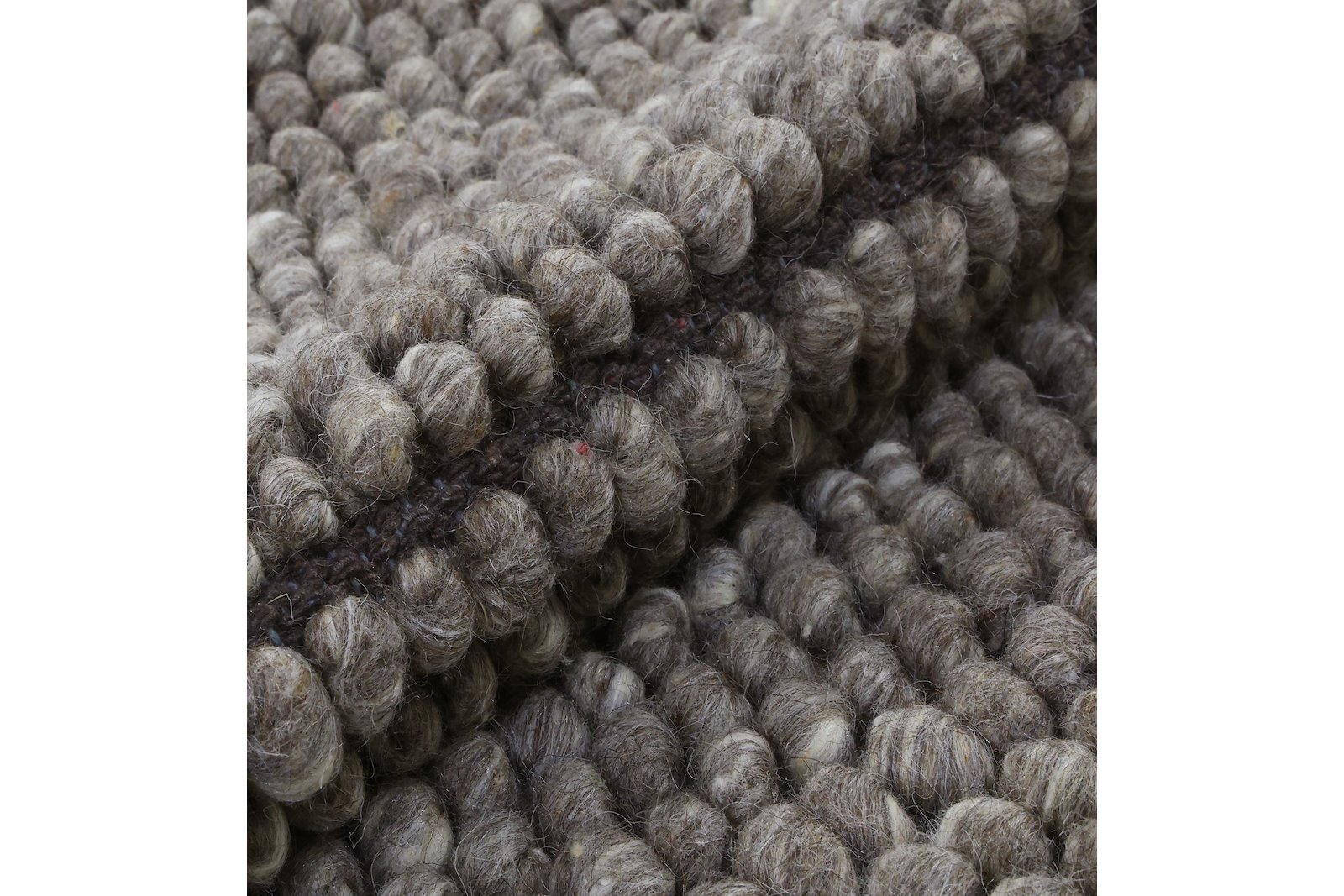 Riverstone teppe Brunsvart 160x230cm ullfilt
