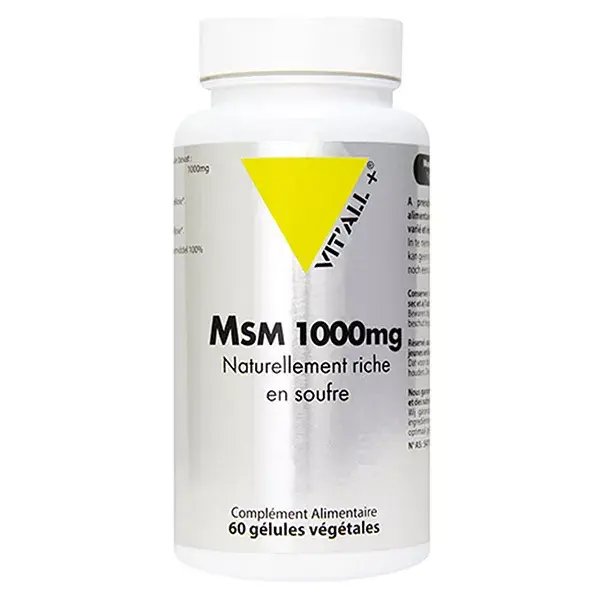 Vit'all+ MSM 1000mg 60 cápsulas vegetais