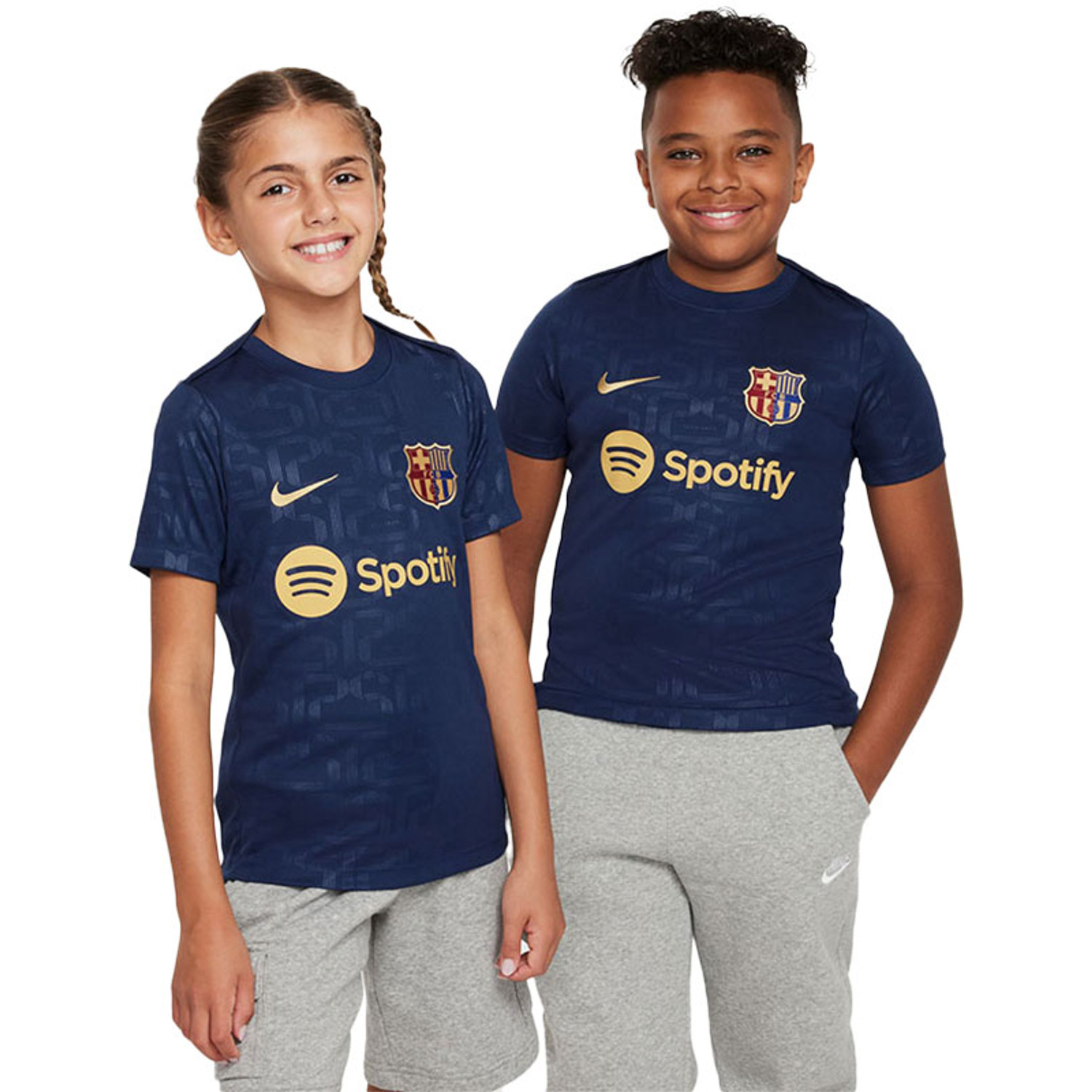 Nike FC Barcelona Pre-Match Trainingsset Kids