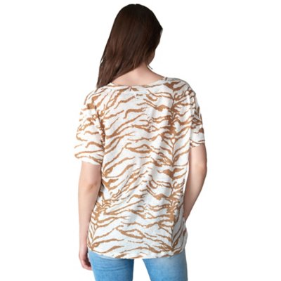 Tee-shirt à manches courtes femme Scabieu LE TEMPS DES CERISES