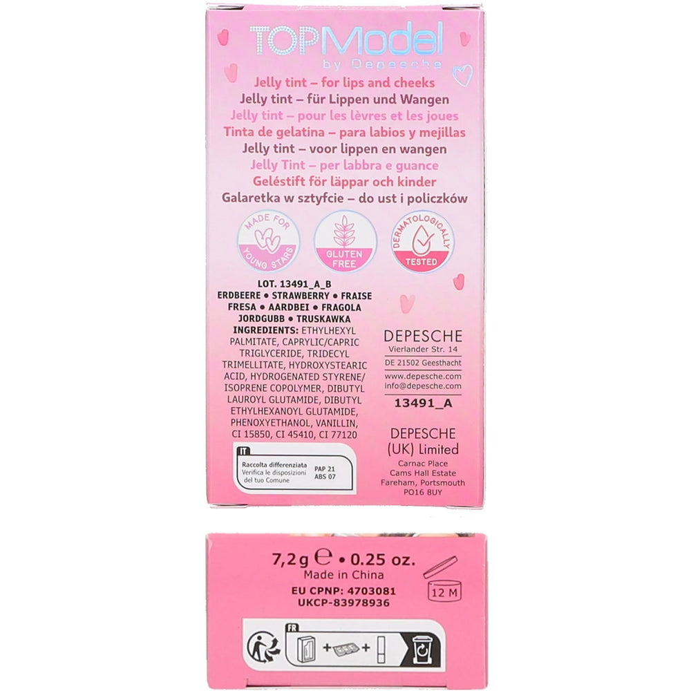 Køb TOPModel Beauty And Me Jelly Stick Cheeks & Lips Pink