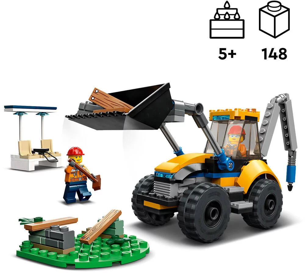 LEGO®CITY 60385 - LA PELLETEUSE DE CHANTIER
