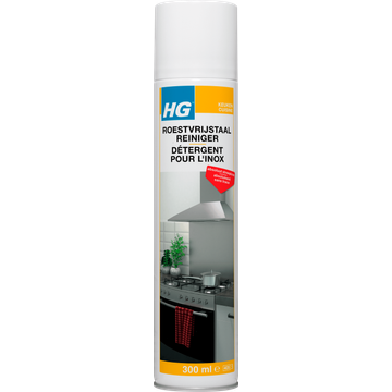 HG Keuken Roestvrijstaal Snel Reiniger 300 ML