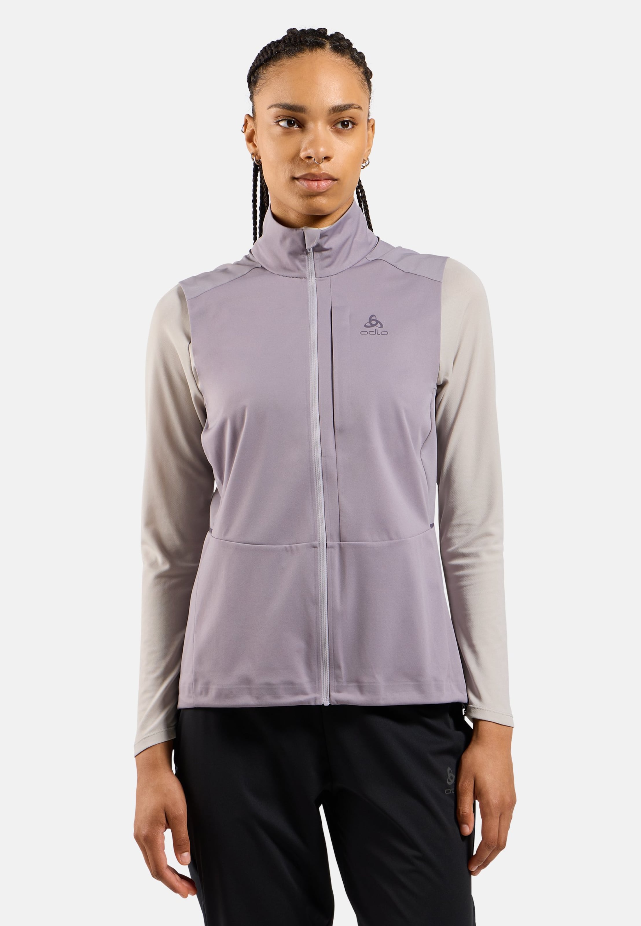 Zeroweight Warm Softshell-Laufweste 2.0 in gray ridge