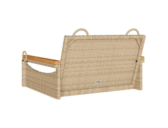 VIDAXL - Balancelle beige 63x62x40 cm résine tressée