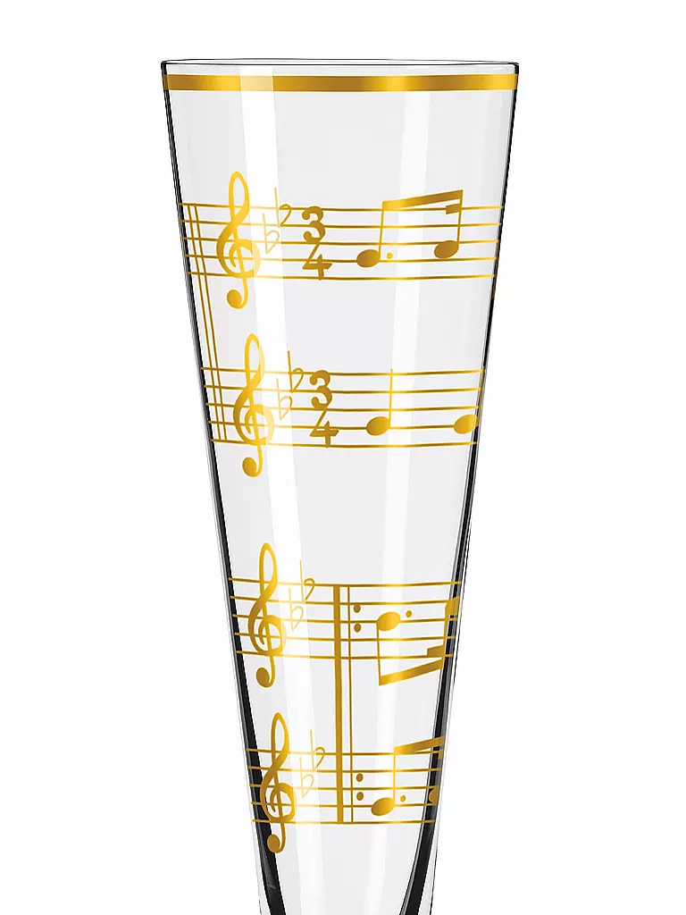 RITZENHOFF Champagnerglas 2-er Set Goldnacht Champus #23 Nathalie Jean, Rurik Mahlberg 2023 gold