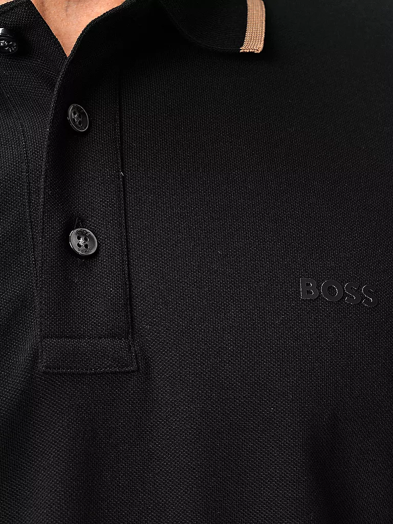 BOSS Poloshirt PARLAY 190 schwarz