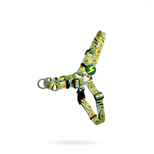 Coleira frontal de nylon verde abacate Dashi para cães