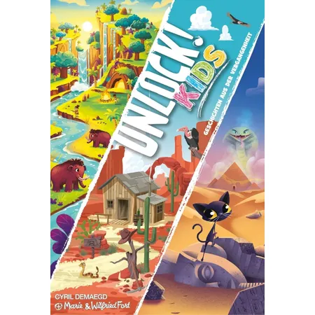 Asmodee Space Cow Unlock! Kids Geschichten aus der Vergangenheit