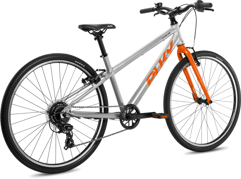 Puky LS-PRO 26-8 Børnecykel Sølv/Orange
