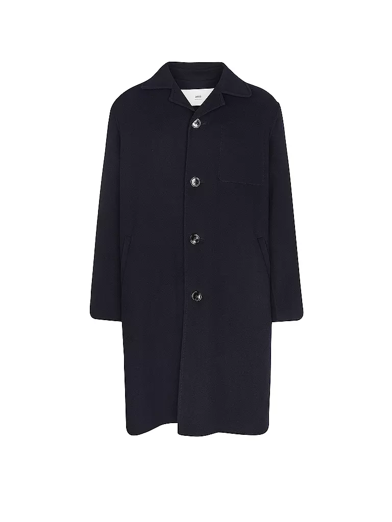 AMI PARIS Wollmantel dunkelblau