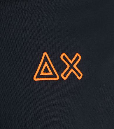 Sun68 Poloshirt Logo Fluo Navy A35122-07 kopen