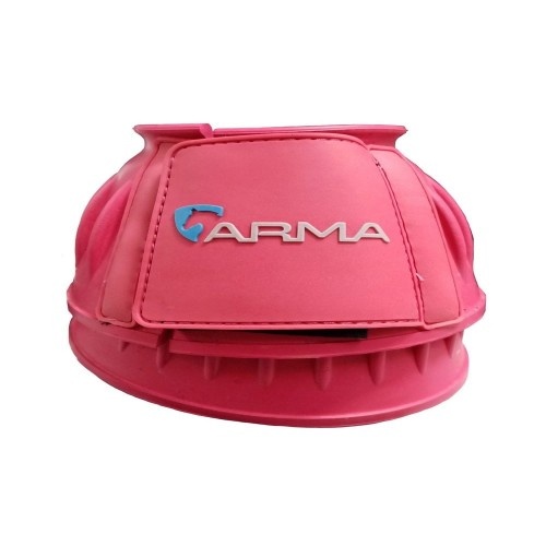 Sinos ARMA rosa com fecho de toque para cavalos