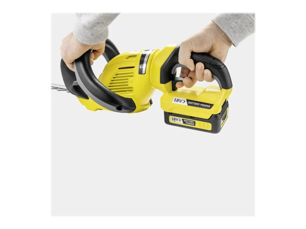 Kärcher HGE 18-50 - Hæktrimmer - ledningfri - 18 V - 2.5 Ah - 50 cm - tandmellemrum: 22 mm - 2.9 kg