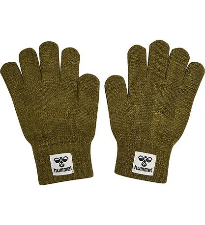 Hummel Handschuhe - Stickat - Dark - Olive