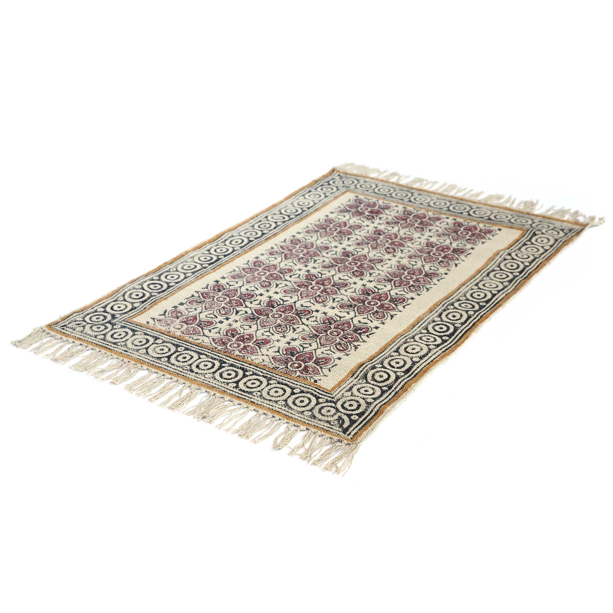 Mini-Rug 'Amal', handbedruckt, B 90 cm, L 60 cm von fischer's lagerhaus