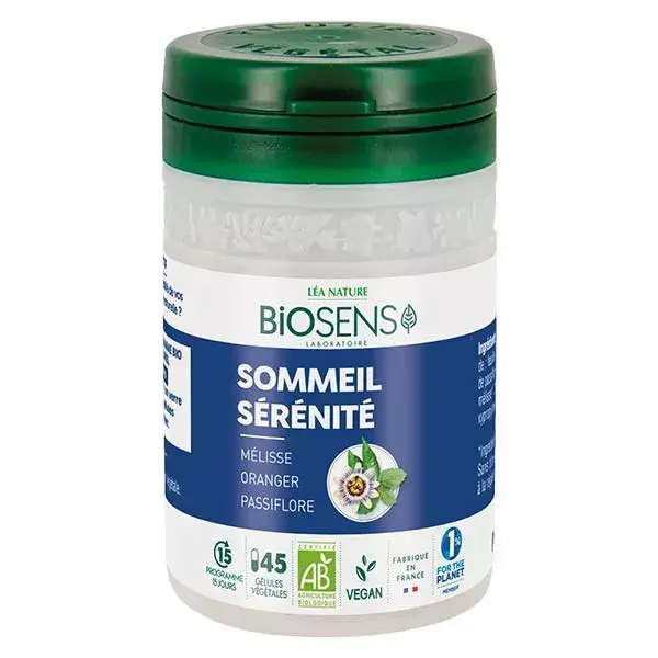 Biosens Organic Sleep Serenity 45 cápsulas vegetais